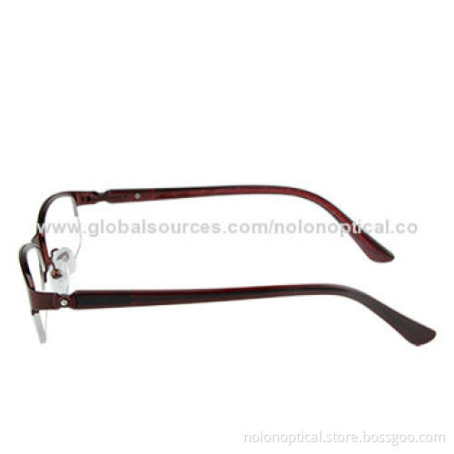 Men's Women's Metal Half Rim Optical Eyeglasses